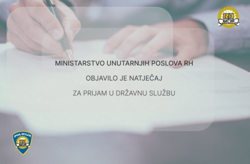Senj - grad-senj.com - MUP raspisao natječaj za prijam vježbenika na koji se mogu prijaviti i osobe s invaliditetom